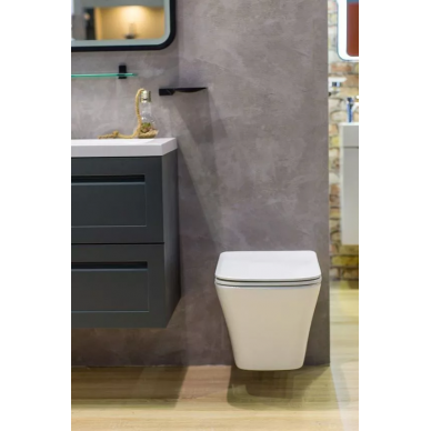 Чаша подвесного унитаза Art&Max Platino (AM9321CHR) безободковый 5