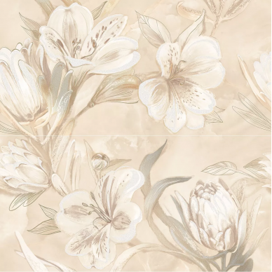589032003 Панно Opale Beige Flower 63x63 0
