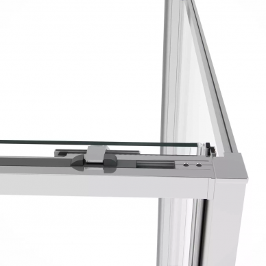 Душевой уголок Vincea Slim Soft (VSR-1SS8014CL) 140x80х200 см, профиль хром/стекло прозрачное 1