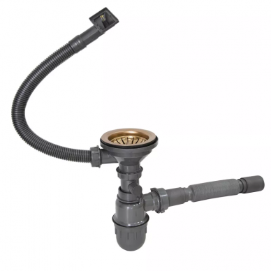 Мойка кухонная Mixline Pro (548571) 50х44, бронза 5