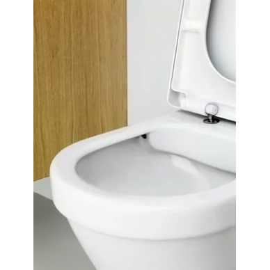 Чаша подвесного унитаза Gustavsberg Hygienic Flush (5G84HR01) с микролифтом 4