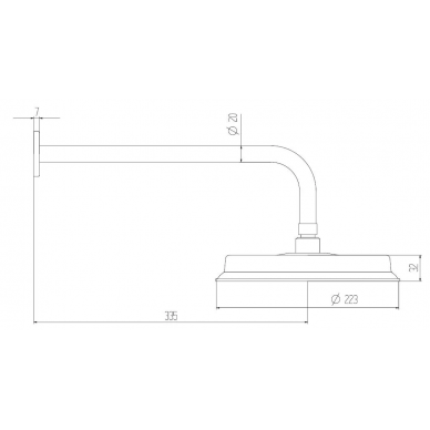 Душевая  система Boch Mann Top (BM8732) встраиваемая, хром 7