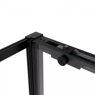 Душевой уголок Vincea Slim Soft (VSR-1SS8013CLB) 130х80х200 см, профиль черный/стекло прозрачное 6
