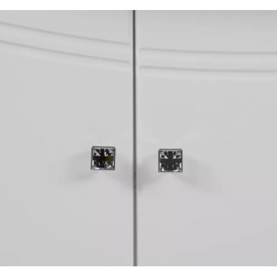 Тумба для ванной Aquanet Греция 110 swarovski (белый) 8