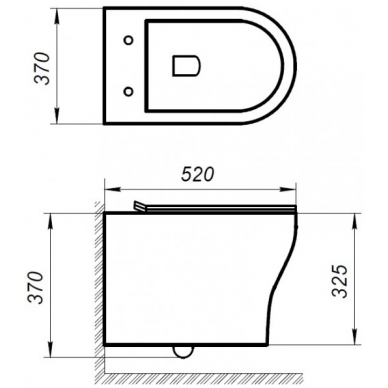 Инсталляция BelBagno Acqua (BB340CHR/BB2020SC/BB002-80/BB006-PR-CHROME.M) в комплекте с кнопкой, унитазом и крышкой микролифт (4 в 1) 5