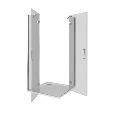 Душевой уголок Good Door Saturn CR-100-C-CH (100x100) профиль хром/стекло прозрачное 1