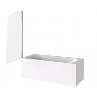 Шторка для ванной Good Door Screen R-80-C-CH (80x140) профиль хром/прозрачное стекло 2
