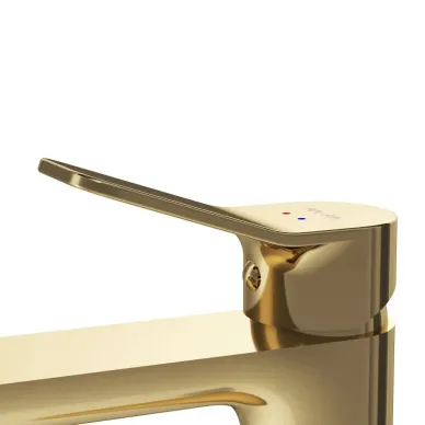 Смеситель для раковины AM.PM X-Joy F85A92099 высокий излив, золото 5