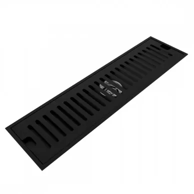 Душевой лоток Teymi Helmi T90328 чёрный, 10x40 см 8
