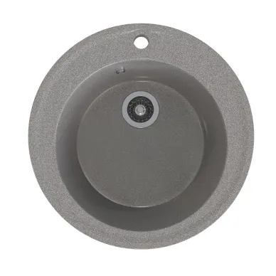Мойка кухонная Mixline ML-GMS01 551085 круглая, темно-серая 0