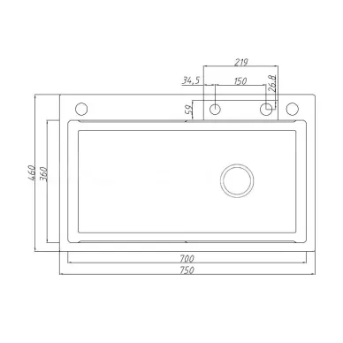 Мойка кухонная Fmark FSC003T многофункциональная, серая 8