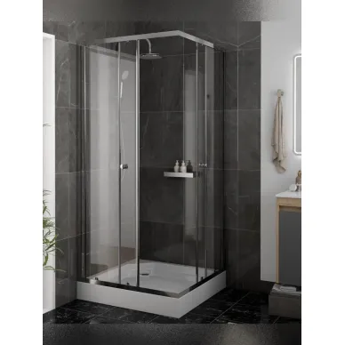 Душевой уголок Teymi Lina T00603 90x90, с поддоном, хром/стекло прозрачное 5