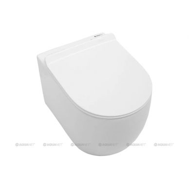 Чаша подвесного унитаза Aquanet Rimless Cetus-W (BL-102N-WHT) микролифт 1