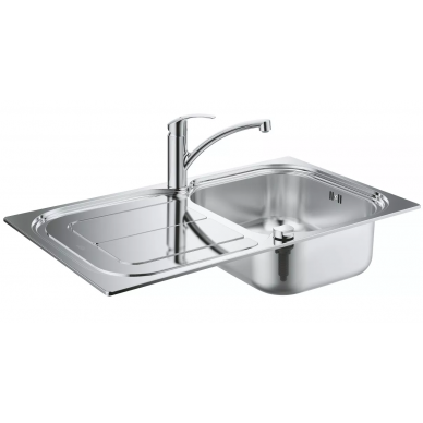 Мойка кухонная Grohe K300 (31565SD0) со смесителем 0