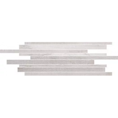 744839 Visions White Wood Modulo Listello Sfalsato 15x40 0