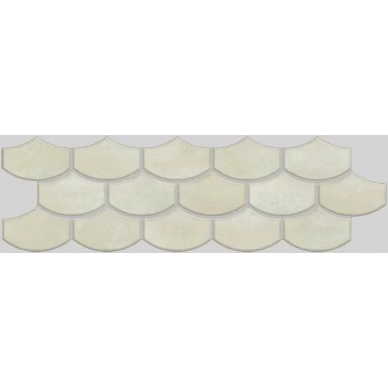 Nanocorten White Lappato Mosaico Flake 14.73x44.63 0