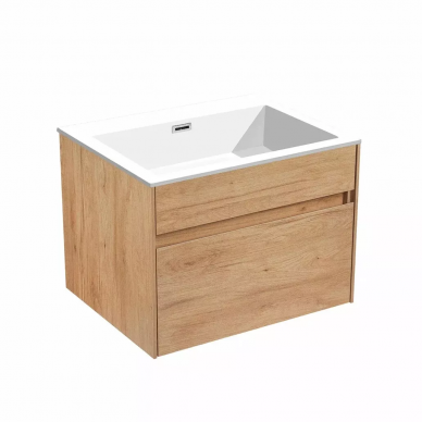 Тумба для ванной Vincea Chiara	(VMC-1C600YO) 60x48 см, подвесная Y.Oak 6