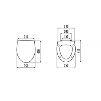 Крышка-сиденье Creavit Gokcebey (KC3151.00) микролифт 1