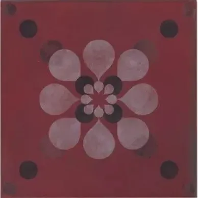 INSERTO CANALI FIORE BORDEAUX 60.8x60.8 0