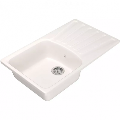 Мойка кухонная Mixline ML-GM20	(525164) белый 6