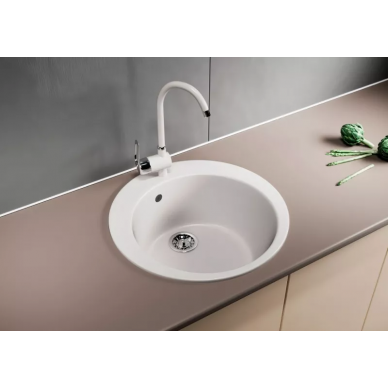 Мойка кухонная Mixline ML-GM13 (525091) белый 3