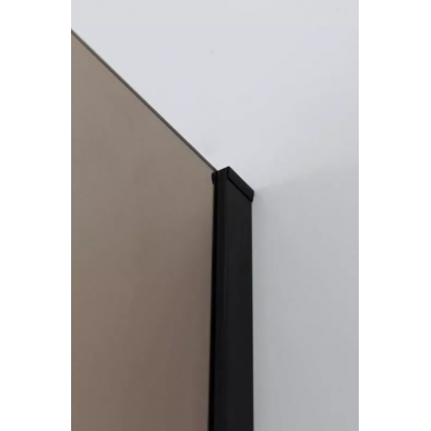 Душевая дверь Cezares Slider B1 (SLIDER-B-1-100/110-BR-NERO) бронзовое стекло 6