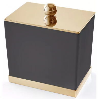 Баночка универсальная 3SC Mood Deluxe Black (MDN48AGD) (черный матовый/золото 24к) настольная 0