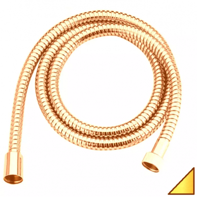 Шланг для душа Paffoni (ZFLO002GF) 200 см, золото 0