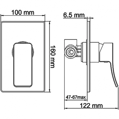 Душевая система Wasserkraft (A12118) хром 5