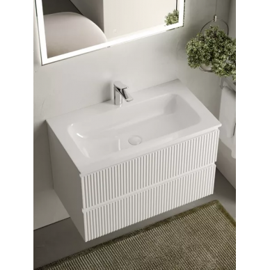 Тумба для ванной Sancos Snob R (SNR80W) (79 см) Bianco 8