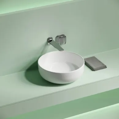 Раковина накладная Ceramicanova Taycan CN12003 38 см, белая 5