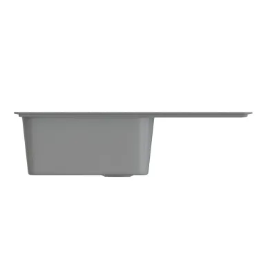 Мойка кухонная Mixline СТАНДАРТ ML-GMS15 551148 с крылом, темно-серая 1