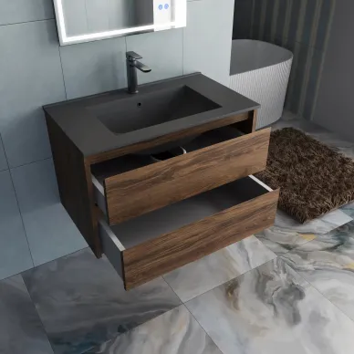 Тумба для ванной Vincea Gio VMC-2G800CO 81x46 см, подвесная, C.Oak 4
