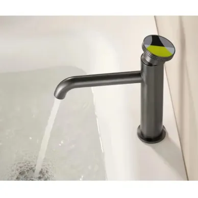 Смеситель для раковины Bronze de Luxe 9009GM-Y графит/желтый 5