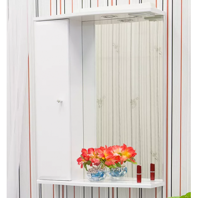 Зеркальный шкаф Sanflor Юна 65 L (белый) 0