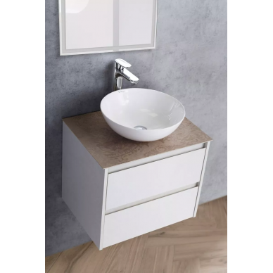 Комплект мебели для ванной Belbagno SET-KRAFT 60 (SET-KRAFT-600-BO-CDEC-BB344-LOY) Bianco Opaco 6
