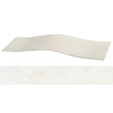 Evolution Ivory Lappato Curve-15 14.75x59 0