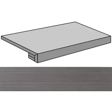 Lava Negro Rigato Gradone Rec-60 29.75x59.55 0