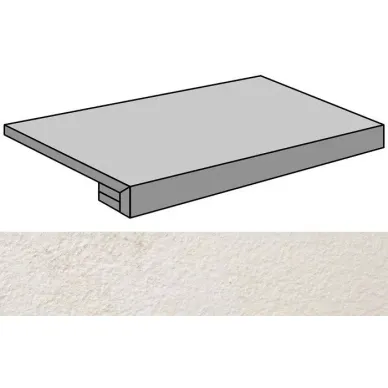 Neocountry White Bocciardato Gradone Rec-60 29.75x59.55 0