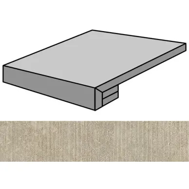 Sybarum 7.0 Beige Scavato Gradone-60 59.55x59.55 0