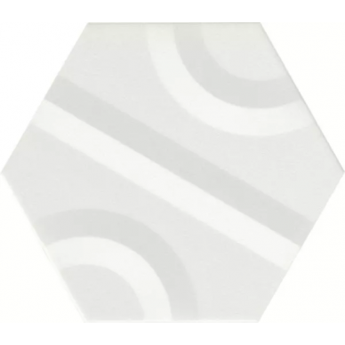 CHAPLIN WHITE CHIC HEXAGON 25x29 0
