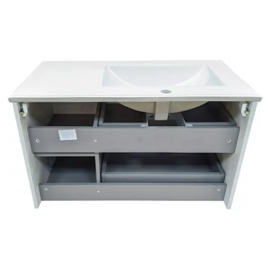 Тумба для ванной Comforty Бремен 90 (91x55.5x46.5 см) белый дуб 5