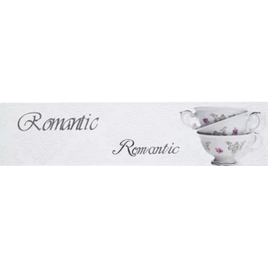 Decor Veronika Brillo Romantique Blanco 10x40 0