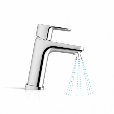 Смеситель для раковины Ravak 10° Free TD F 014.00 (X070129) без донного клапана, хром 5