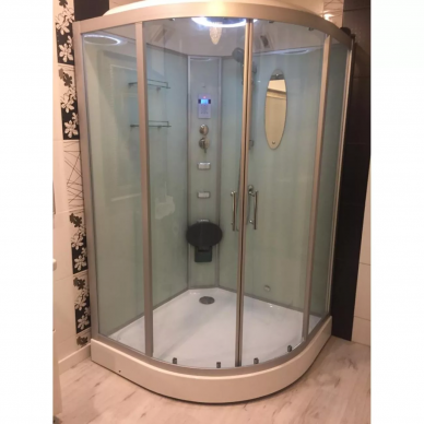 Душевая кабина Frank F602 (2454658) с баней 120х120 см 11