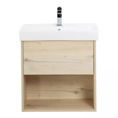 Тумба для ванной Belbagno Neon (NEON-600-1C-SO-PB) 60 см, Pino Bianco 6