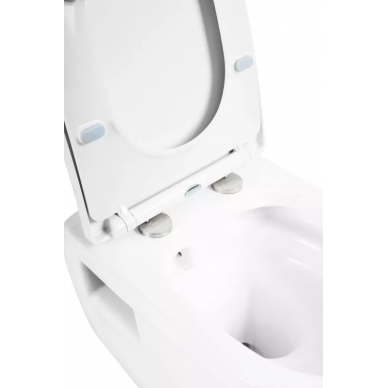 Чаша подвесного унитаза BelBagno Loto (BB070CHR/SC), безободковый, с микролифтом 7