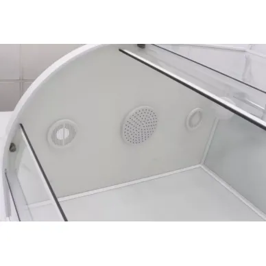 Душевая кабина Frank F412R М White (20022) (правосторонняя) 120х80х220 см, матовое стекло 7