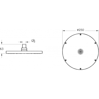 Душевая система Vitra Origin (A49266EXP) скрытого монтажа (хром) 9