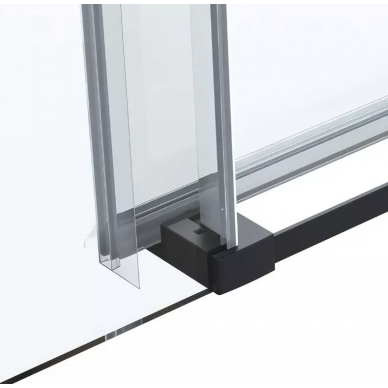 Душевой уголок Vincea Como Soft (VSR-1CS9011CLB) 110х90х195 см, профиль черный/стекло прозрачное 5